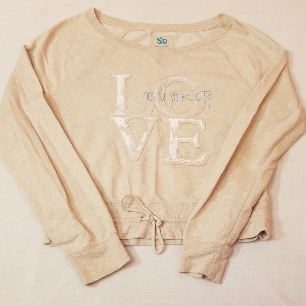 Cropped sweatshirt